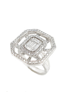 Greenville Diamond Cage Ring