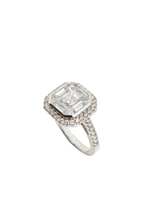 Naples Fancy Cut Diamond Ring