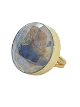 Load image into Gallery viewer, K A M E R  Labradorite Round Ring