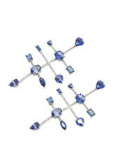 Load image into Gallery viewer, Anne Skylight Sapphire &amp; Diamond Earrings