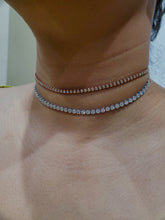 Load image into Gallery viewer, Miami Diamond Tennis Choker Necklace