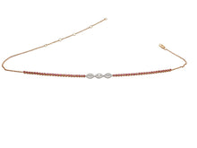 Load image into Gallery viewer, Ayva Ruby &amp; White Diamond Choker