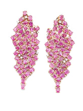 Load image into Gallery viewer, Asmara Ruby &amp; Diamond Chandelier Earrings