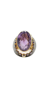 B A R I S  Amethyst Ring