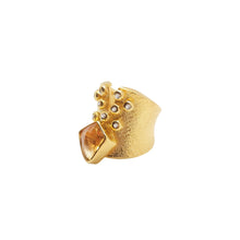 Load image into Gallery viewer, I Z Z E T  Citrine &amp; Fancy Zircon Ring