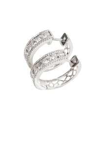 Casablanca Diamond Hoop Earrings