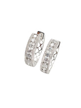 Load image into Gallery viewer, Casablanca Diamond Hoop Earrings