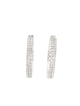 Load image into Gallery viewer, Freeport Diamond Hoop Earrings