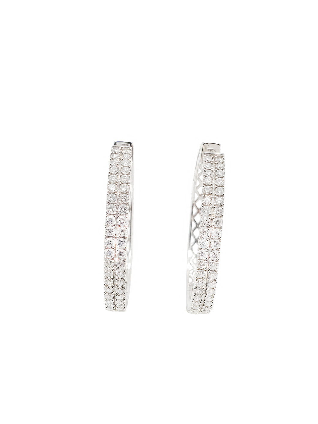 Freeport Diamond Hoop Earrings