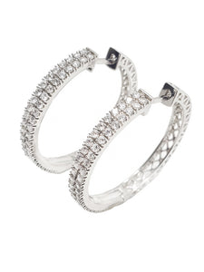 Freeport Diamond Hoop Earrings