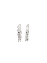 Load image into Gallery viewer, San Diego Diamond Huggie Earrings