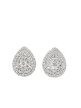 Load image into Gallery viewer, Knoxville Pave Diamond Pearshape Stud