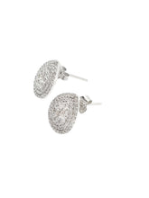 Load image into Gallery viewer, Knoxville Pave Diamond Pearshape Stud