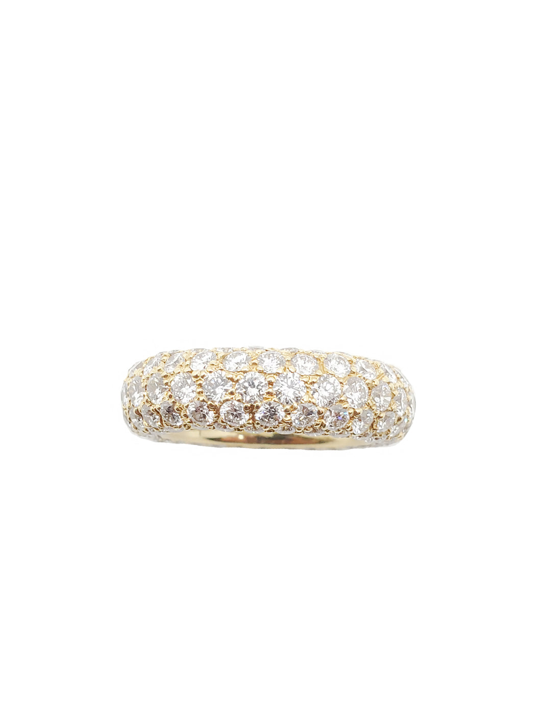 Stefania Pave Diamond Eternity Wide Band