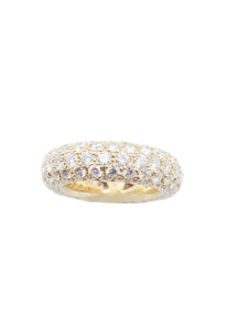 Stefania Pave Diamond Eternity Wide Band