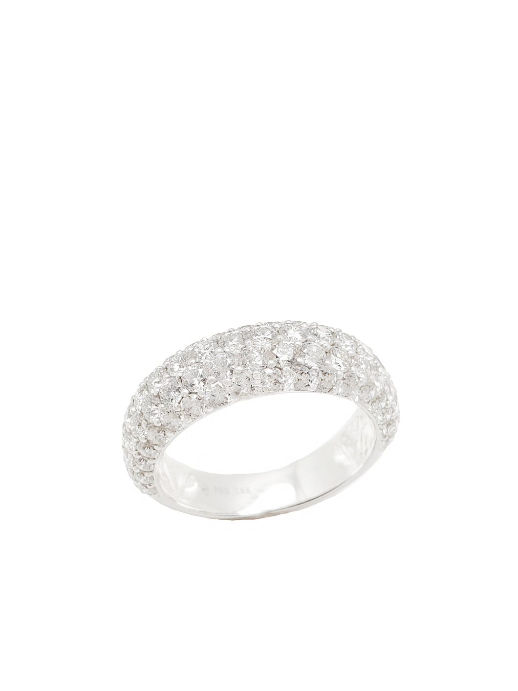 Divine One Pave Diamond Half Band