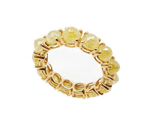 Load image into Gallery viewer, Sunset Yellow Diamond Eternity Band